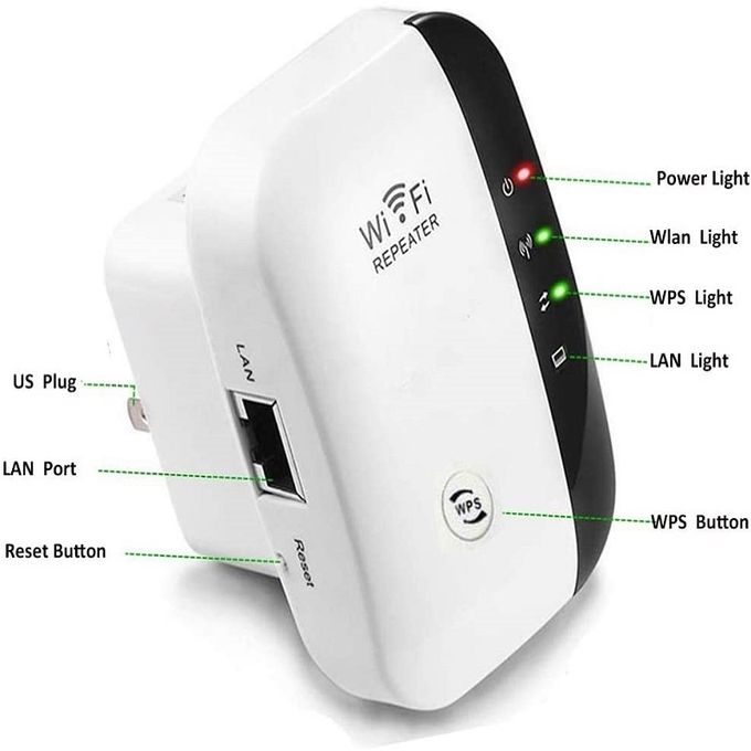 Répéteur WiFi sans fil - Routeur - Amplificateur de signal réseau - Extender WiFi